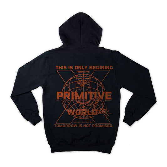 Primitive World Streetwear Graphic Art Loose Fit Unisex Hoodie