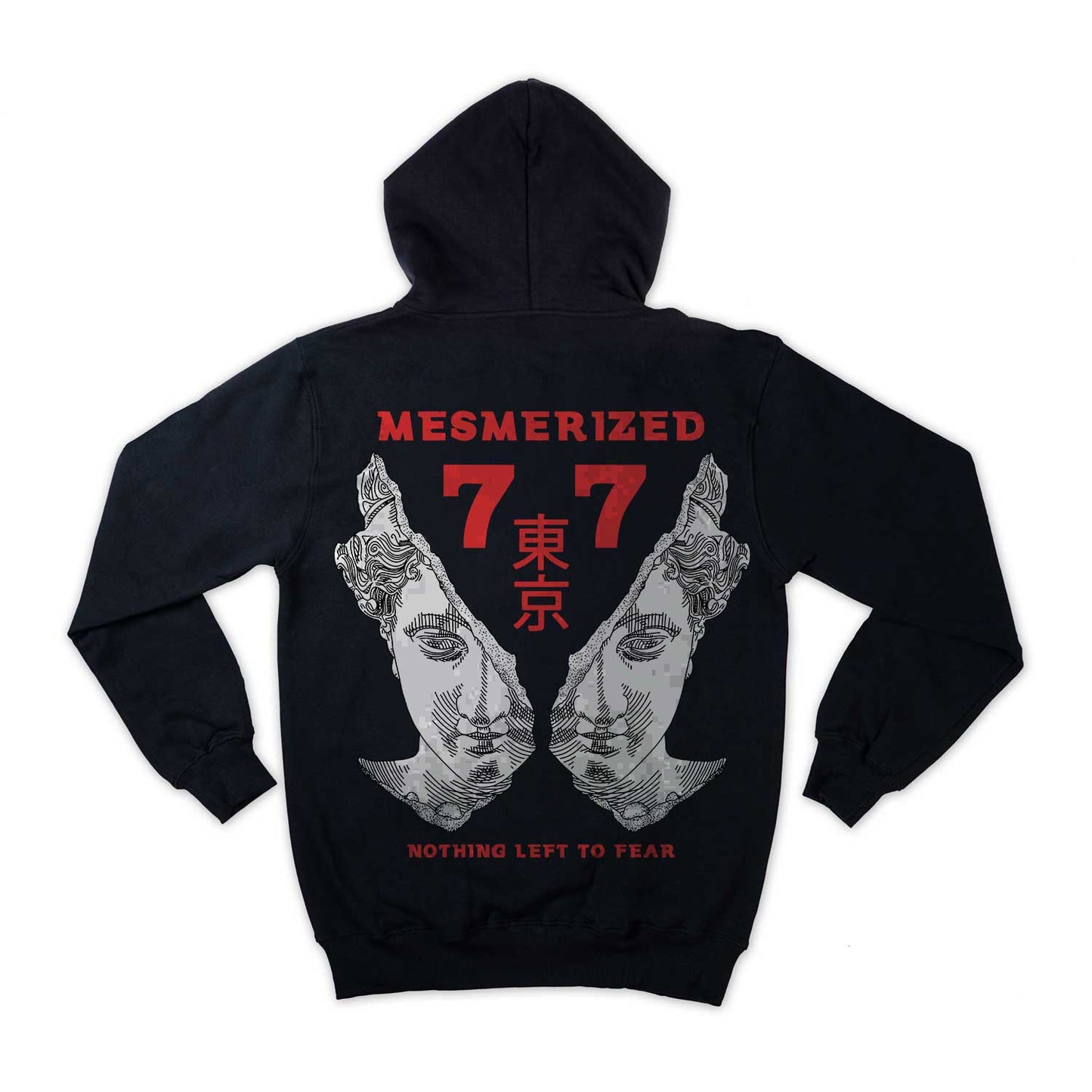 Mesmerized Nothing Left To Fear Streetwear Art Loose Fit Unisex Hoodie