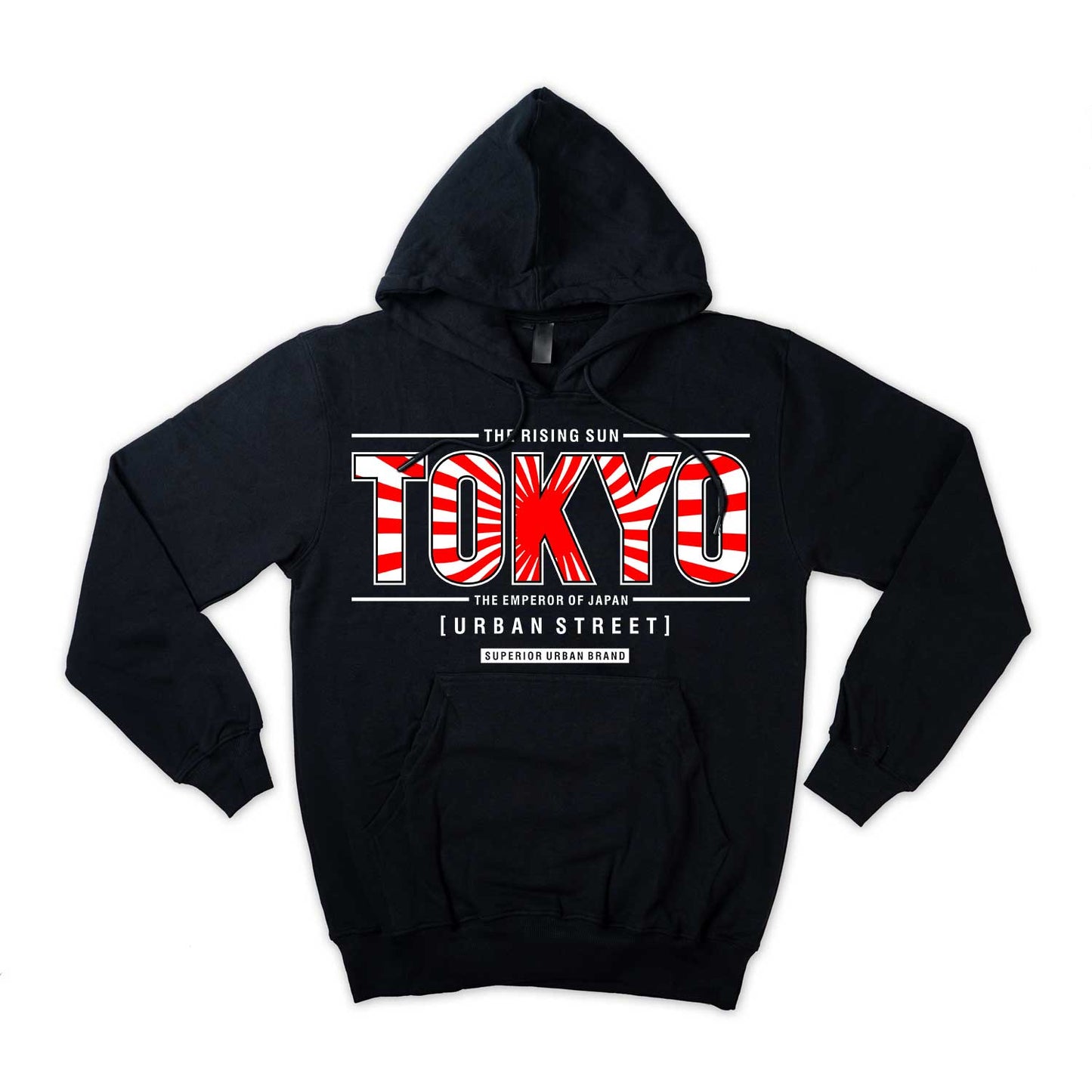 Tokyo Japan Uraban Street Graphic Art Loose Fit Unisex Hoodie