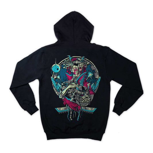 Japanese Artwork Illustration Loose Fit Unisex Hoodie