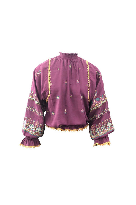 Kimora Embroidered Blouse